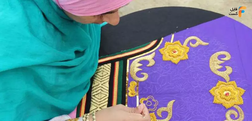 نمونه سوالات گلابتون دوزی فنی حرفه ای برای آمادگی آزمون